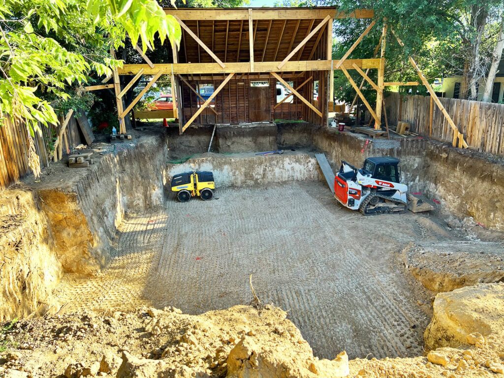 Site preparation services by CJB's Excavation Colorado, ensuring a solid foundation for construction projects.